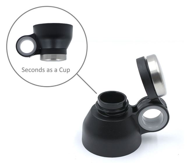 G-1024BK GEOJUG 24OZ STAINLESS STEEL VACUUM INSULATED WATER BOTTLE BLK 12/C