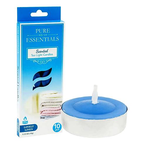 [531876] 37978-CANDLE TEALIGHT , 10PK LOVELY 12/PK