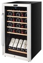 34 Bottle Freestanding Stainless Wine Cooler with Display Shelf and Digital Control